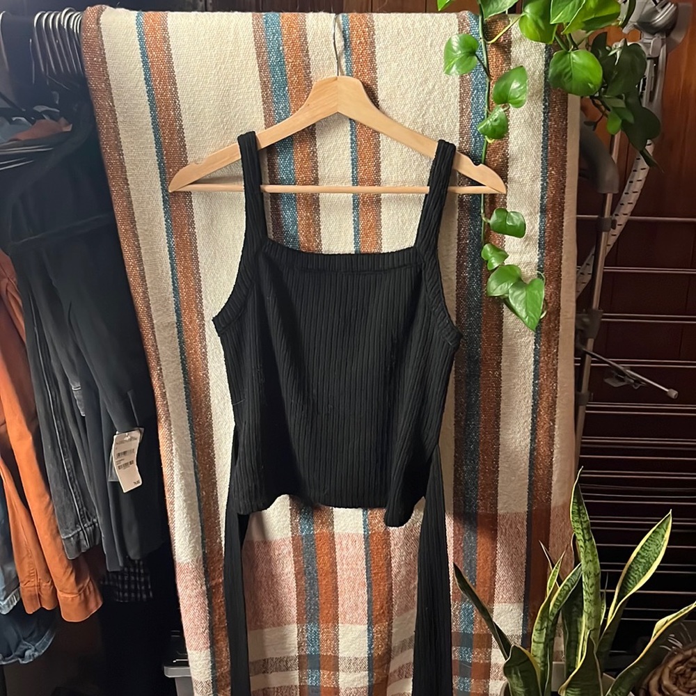Madewell waist tie tank